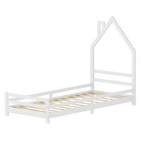 KINDERBETT Haus 90x200 cm Weiß - Weiß, Holz (90/200cm) - ML-DESIGN