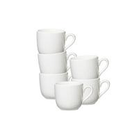 ESPRESSOTASSEN Saphir weiß 80 ml 6er Set - Weiß, Keramik (0.08L) - Ritzenhoff Breker
