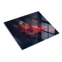 GLASPLATTE 60x52 cm Abstrakt - Pink, Glas (60/0.4/52cm) - TULUP