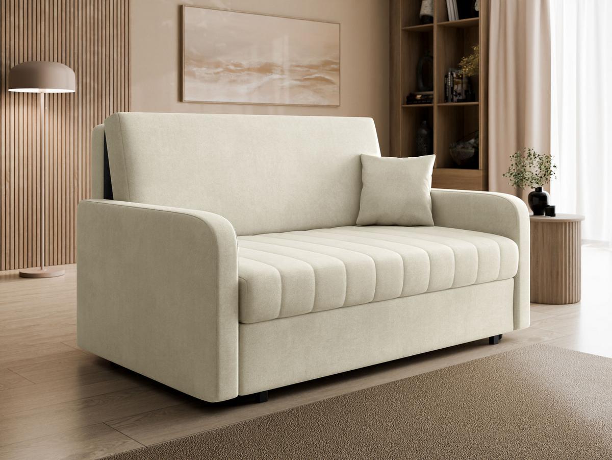 SCHLAFSOFA Viva Silk IV - Schwarz/Naturfarben, Holz/Textil (172/85/98cm) - MIRJAN24