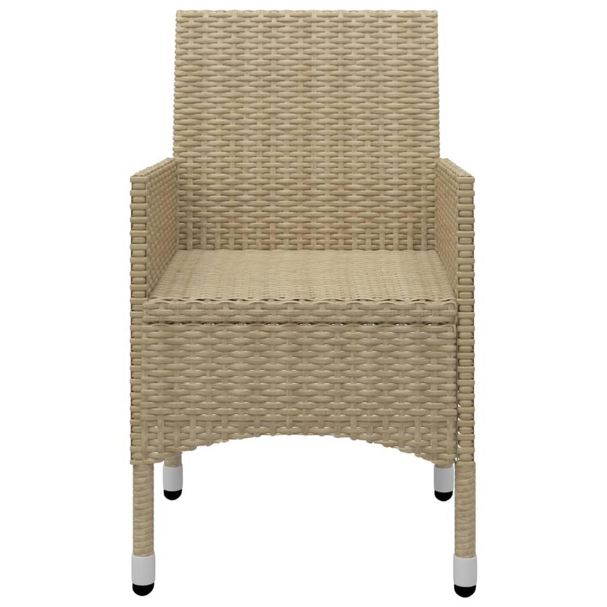GARTENSET Yalich 3-teilig - Beige, Metall - Nettlife