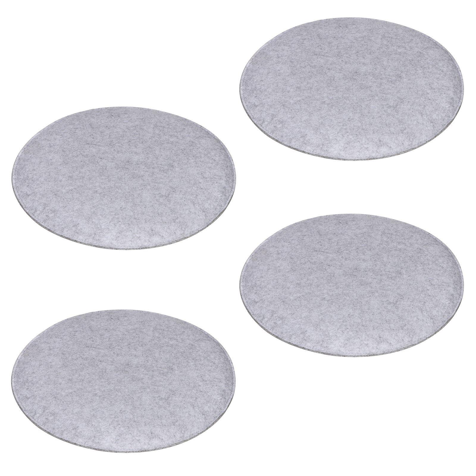 SITZKISSEN JONITA 4er-Set grau - Grau, Textil (35/35/2cm) - IDIMEX