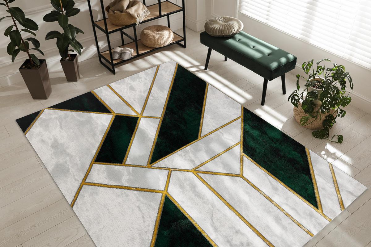 TEPPICH Emerald 140/190 cm - Pastellgrün, Textil (140/190cm) - rugsX
