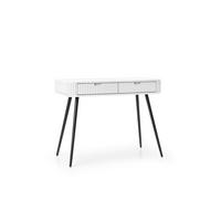 KONSOLENTISCH ZENZERO 103/80/49 cm mit Schubladen, Weiß - Weiß, Holzwerkstoff (49/103/80cm) - MASSENO