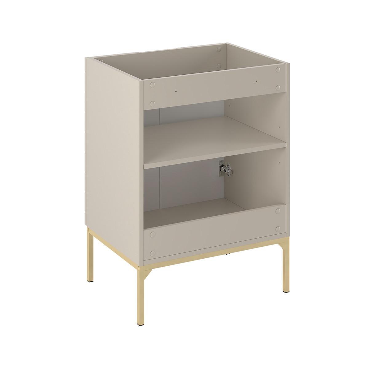 WASCHTISCH 60cm Daria Kaschmir - Beige, Holzwerkstoff (60/84/45.8cm) - Petits-meubles
