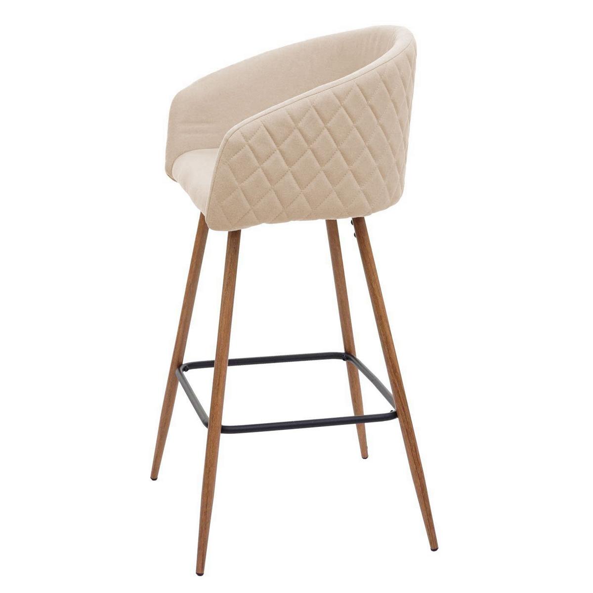 BARHOCKER Beige 2er-Set - Beige, Textil (53/100/50cm) - MCW
