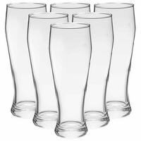 WEIZENBIERGLÄSER (GEEICHT) Bavaria transparent 0,5 l 6er Set - Transparent, Glas (0.5L) - Pasabahce