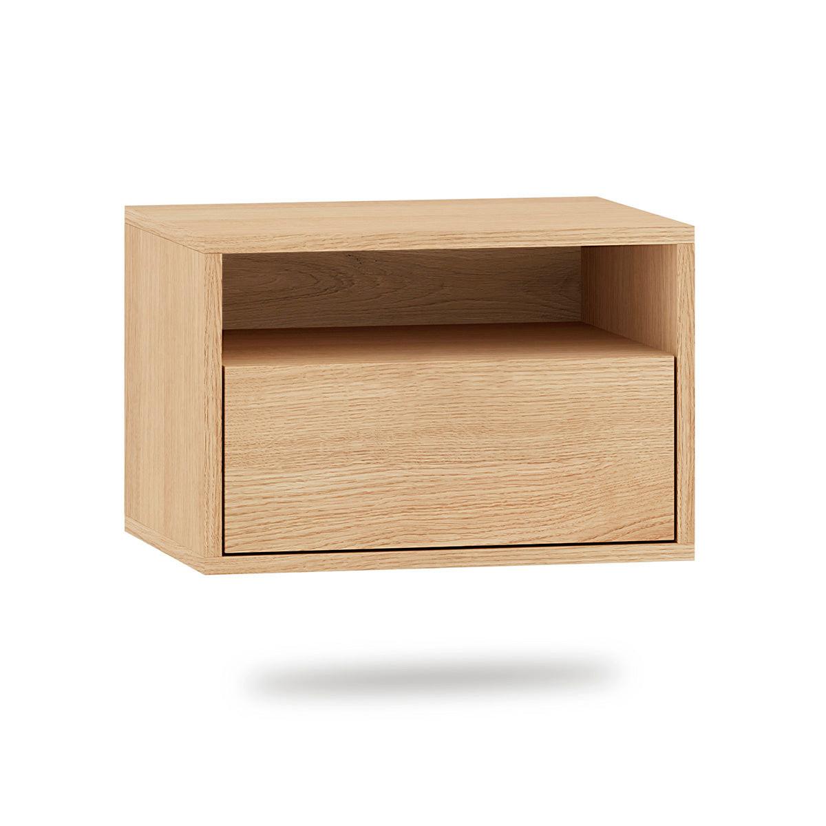 NACHTTISCH Nila Holz - Braun, Holzwerkstoff (45/30/33cm) - Petits-meubles