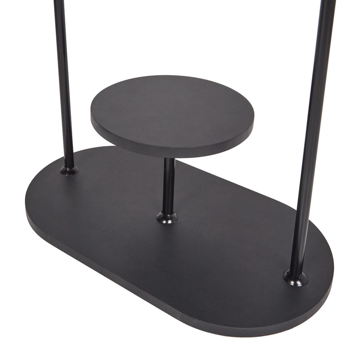 KLEIDERSTÄNDER Metall schwarz 174 cm Hardin - Schwarz, Metall (60/174/33cm) - Beliani