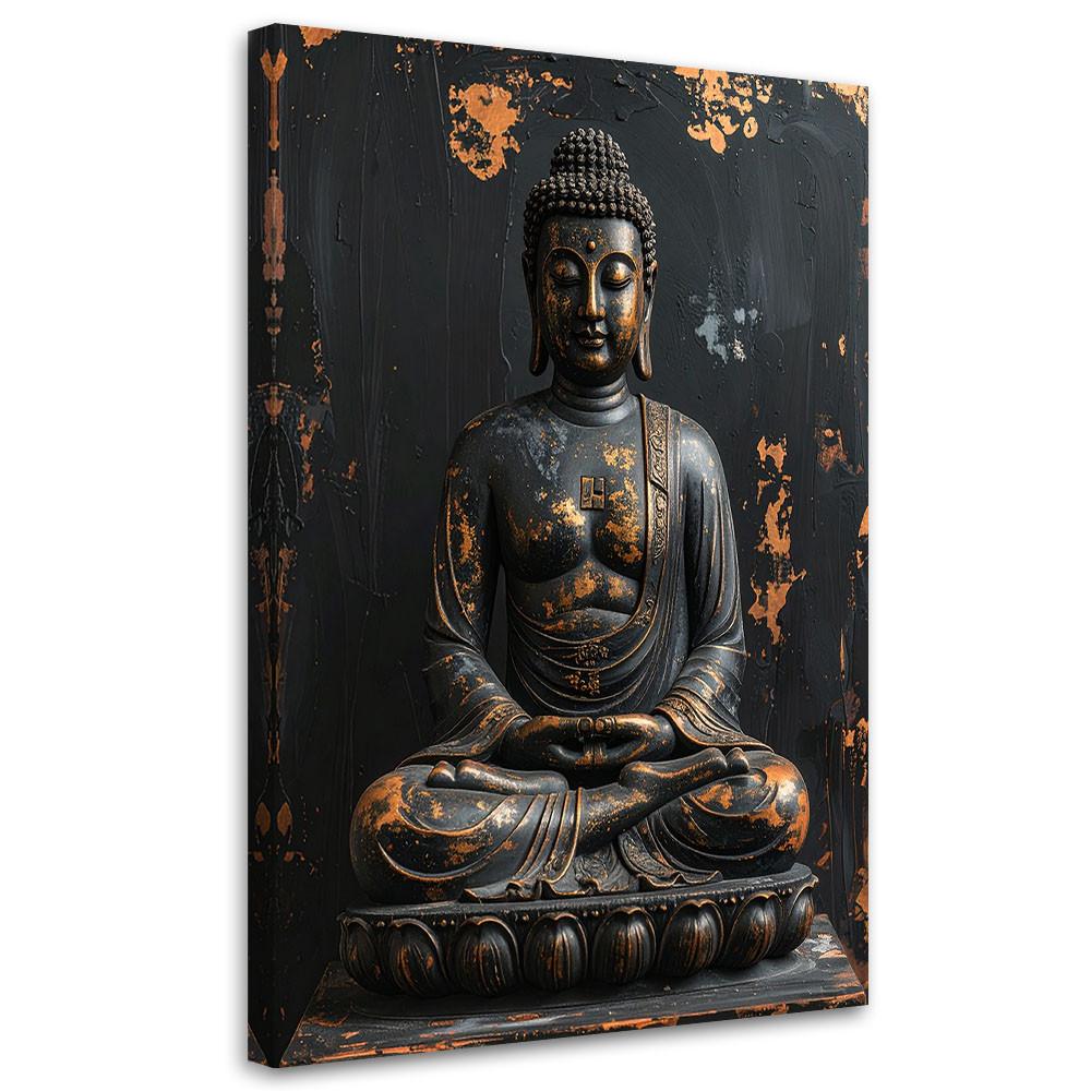 LEINWANDBILD Zen und Orientalisch 80x120cm - Schwarz, Textil (80/120cm) - Feeby