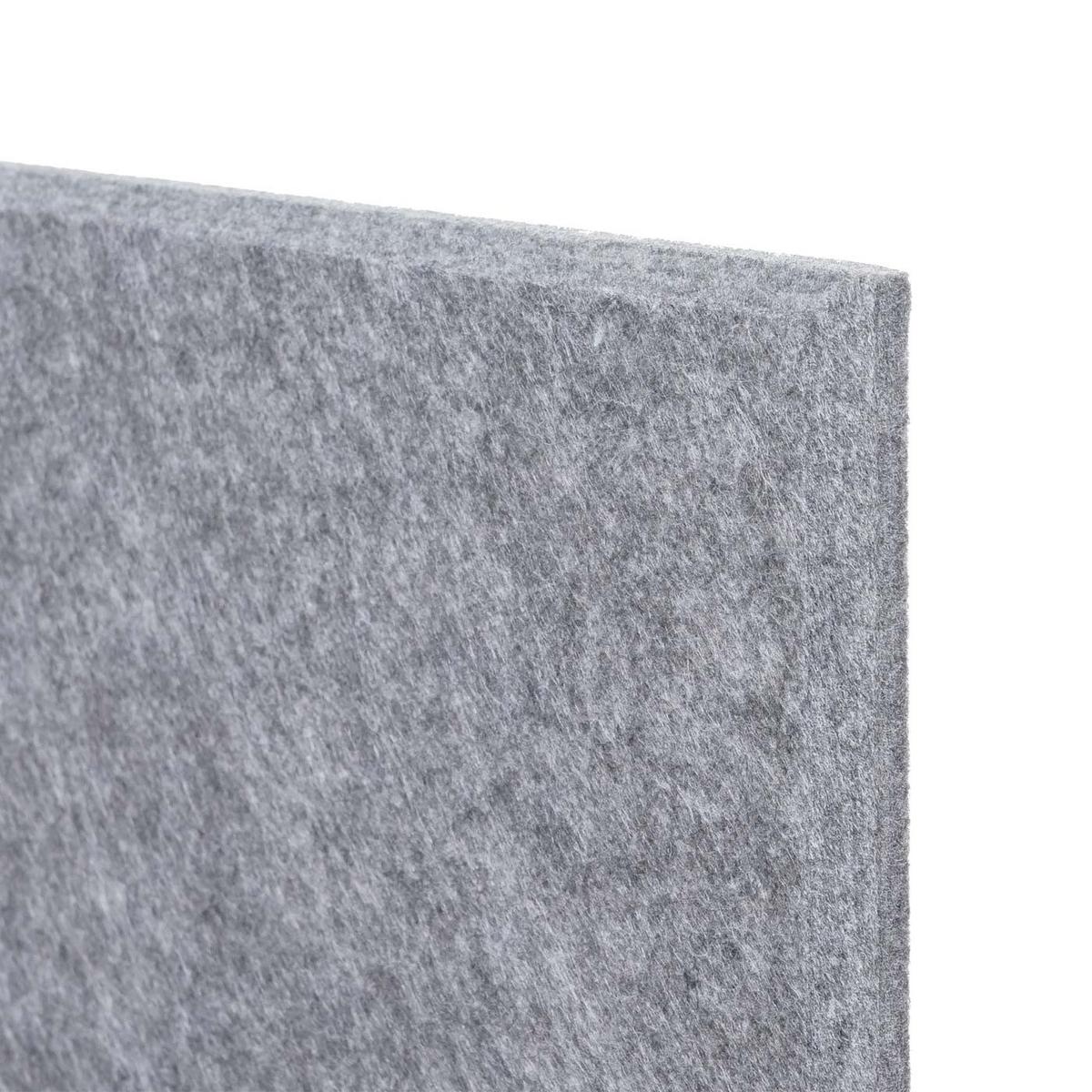 AKUSTIKWANDPANEEL Grau Komplett-Set - Grau, Textil (50/50/1cm) - MCW