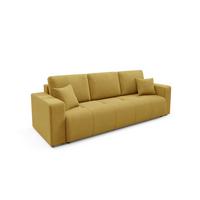 SCHLAFSOFA Augusto - Gelb, Holzwerkstoff/Textil (244/82/102cm) - Fun Möbel