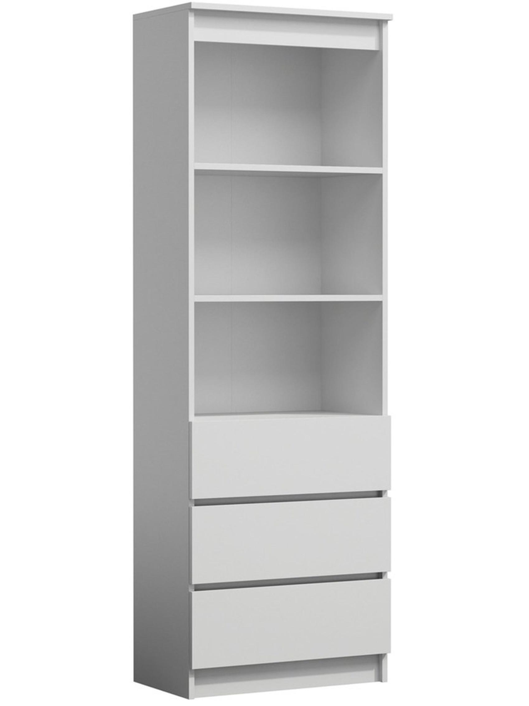 BÜCHERREGAL Weiß 60/180/35 - Weiß, Holzwerkstoff (60/180/35cm) - RAUMHIRSCH FURNITURE
