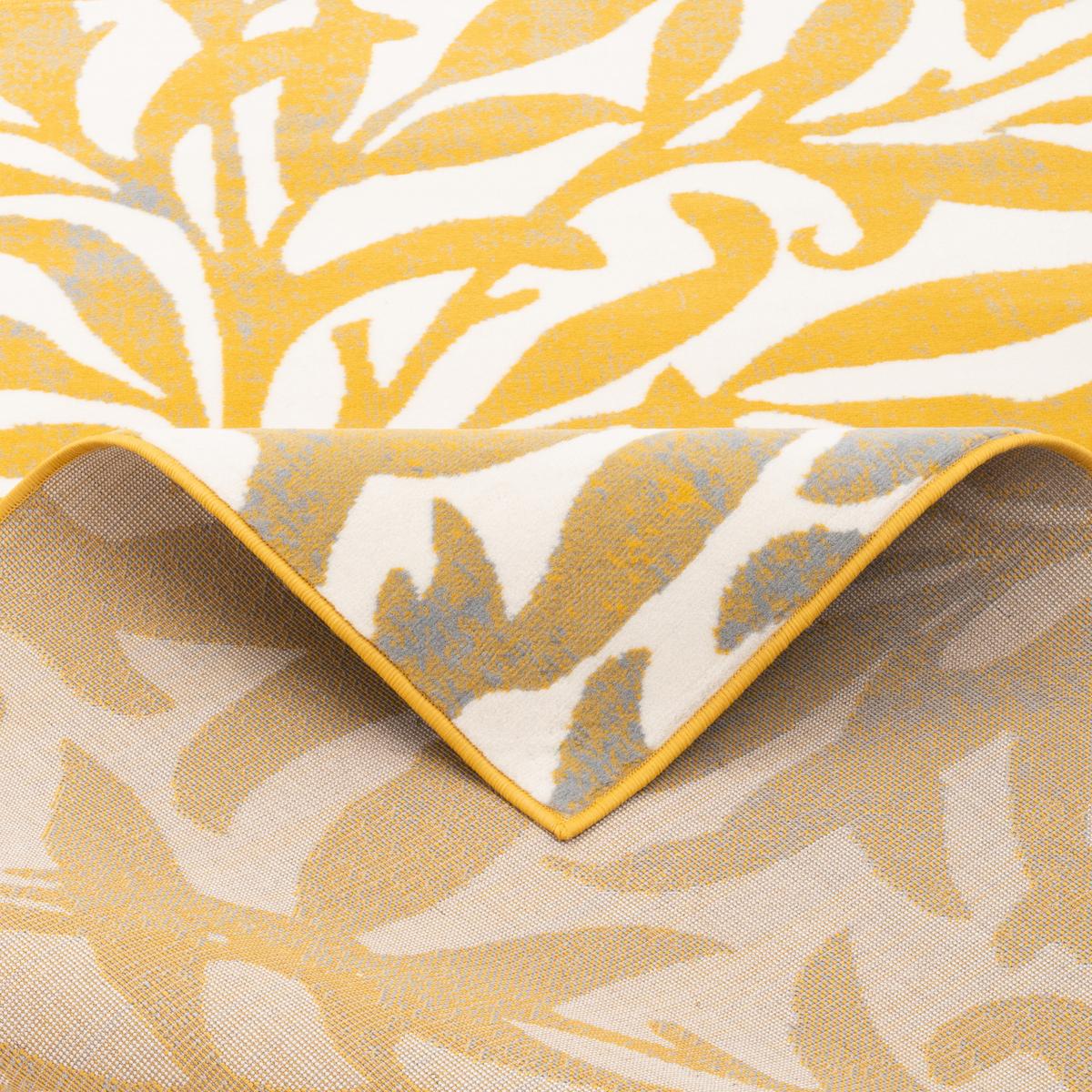 MODERN DESIGNER VELOURS TEPPICH SAMBA - Gelb, Textil (120/170cm) - Pergamon