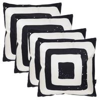 OUTDOORKISSEN 4er Set - Schwarz, Textil (43/43cm) - icon