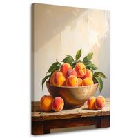 LEINWANDBILD Essen & Trinken 40x60cm - Orange, Textil (40/60cm) - Feeby