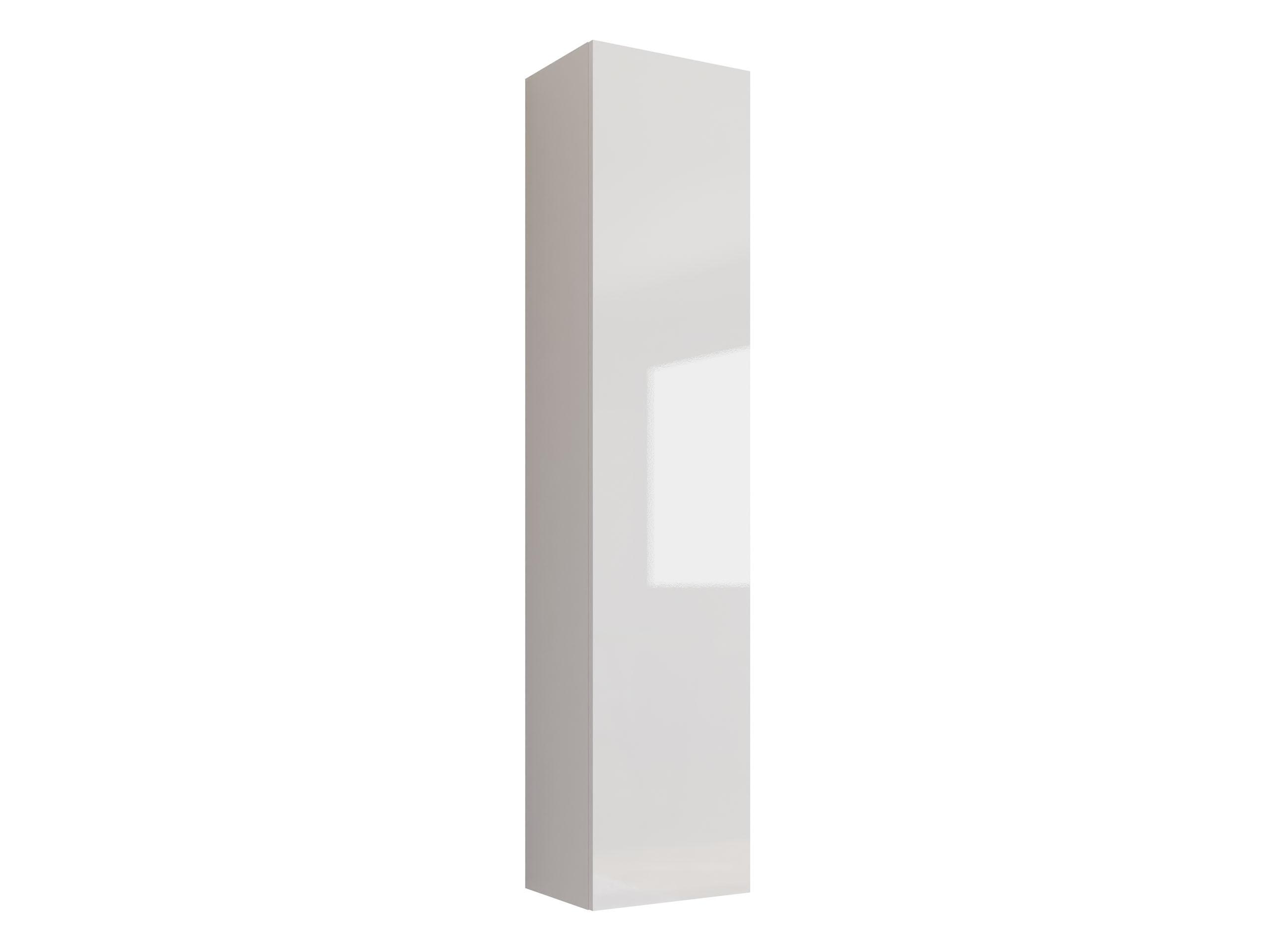 HÄNGEVITRINE 180 Vigo - Weiß Hochglanz/Weiß, Holzwerkstoff (40/180/30cm) - MIRJAN24
