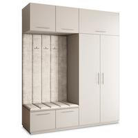 GARDEROBENSCHRANK REMA 200/240/60 cm Modern Kaschmir - Kaschmir/Beige, Holzwerkstoff (200/240/60cm) - MASSENO