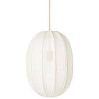 HÄNGELEUCHTE Weiß Padamo - Weiß, Textil (30/30/92cm) - Beliani
