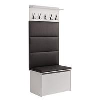 FLURMÖBEL Andy - Graphitfarben, Holzwerkstoff (40/192/73cm) - RAUMHIRSCH FURNITURE