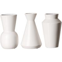VASEN-SET Kalmar weiß 20 cm 3-tlg. - Weiß, Keramik (20cm) - Ritzenhoff Breker