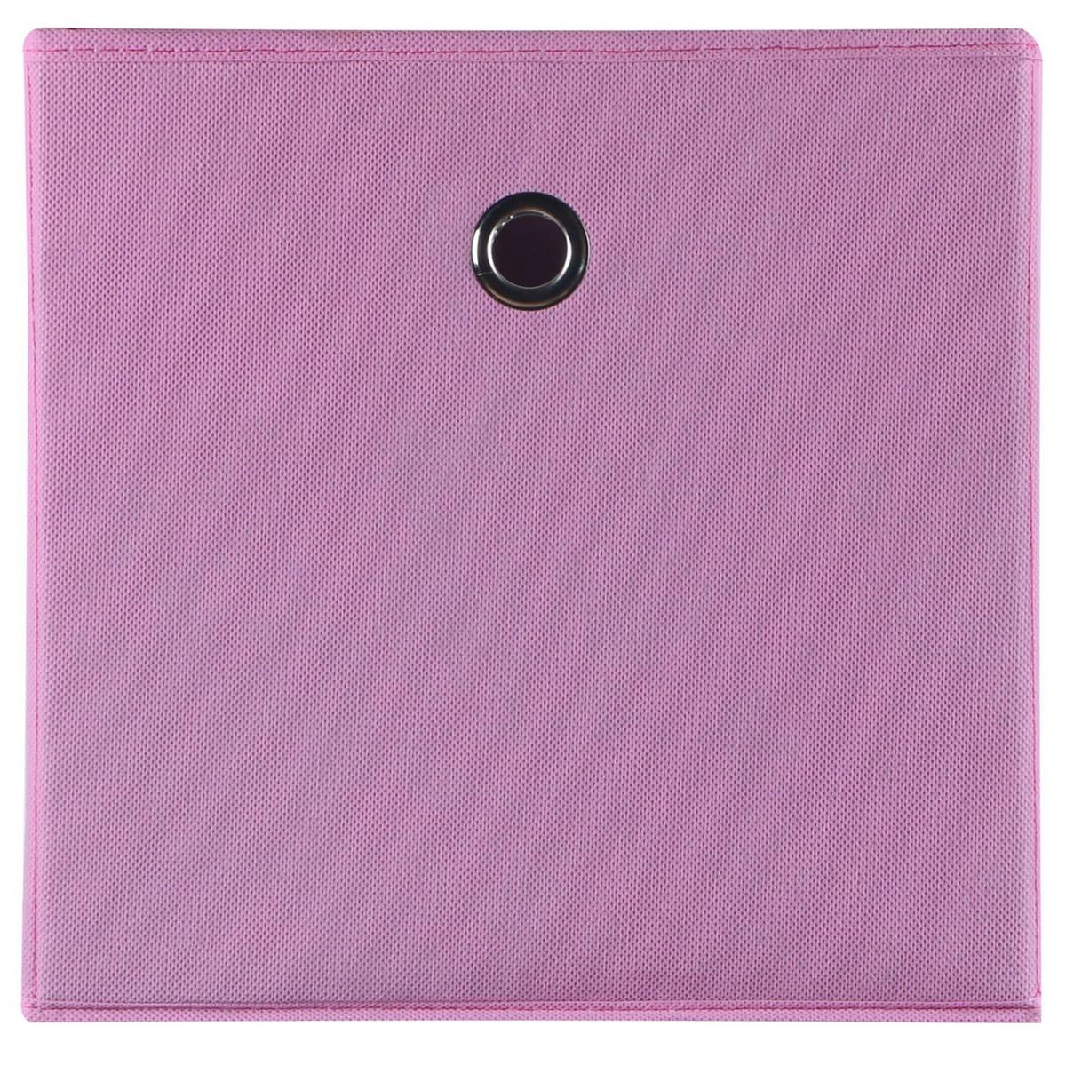 FALTBOX ELA 2er-Set rosa - Rosa, Textil (27/27/27cm) - IDIMEX