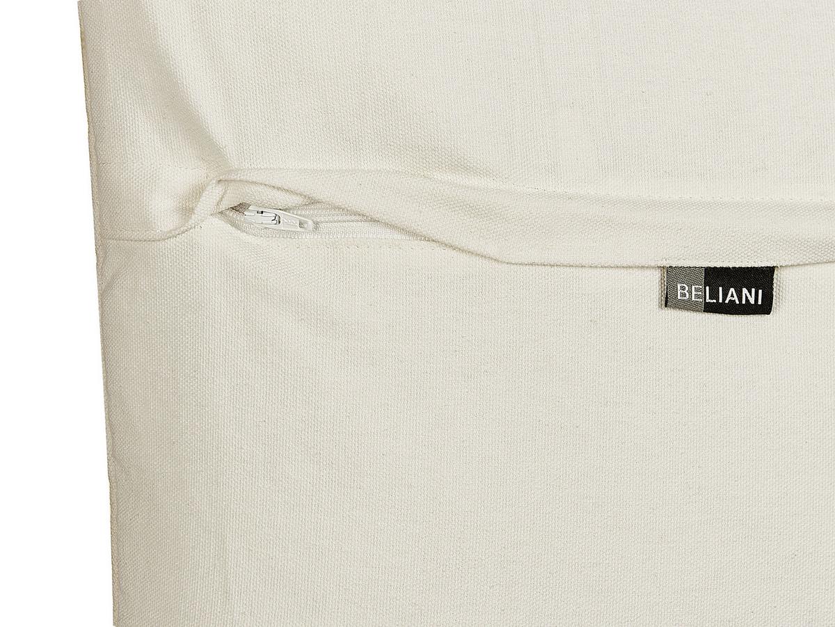 DEKOKISSEN Beige 50/50 cm Khora - Beige, Naturmaterialien/Textil (50/50cm) - Beliani
