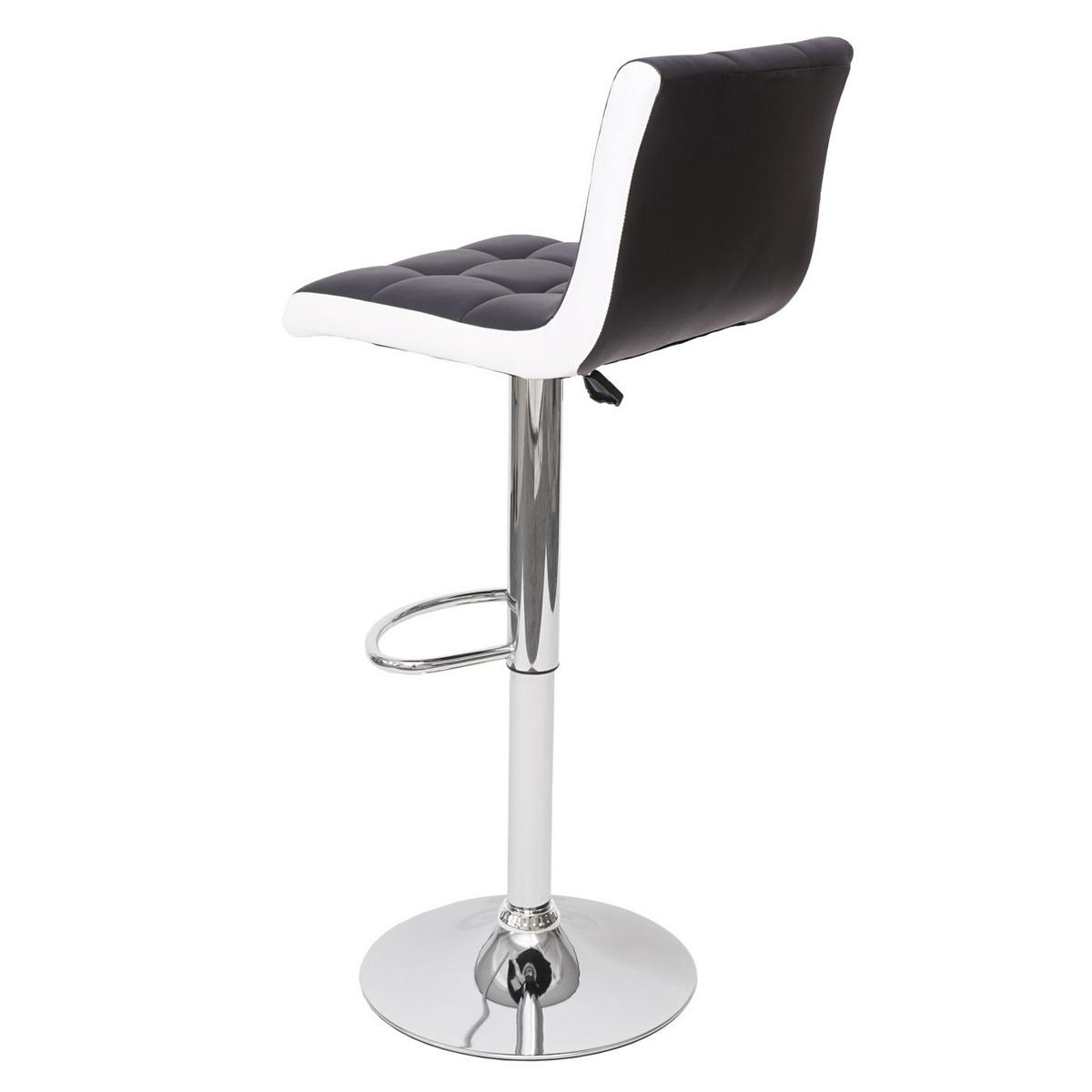 BARHOCKER Schwarz, Weiß 2er-Set - Schwarz/Weiß, Textil (38/107/41cm) - MCW