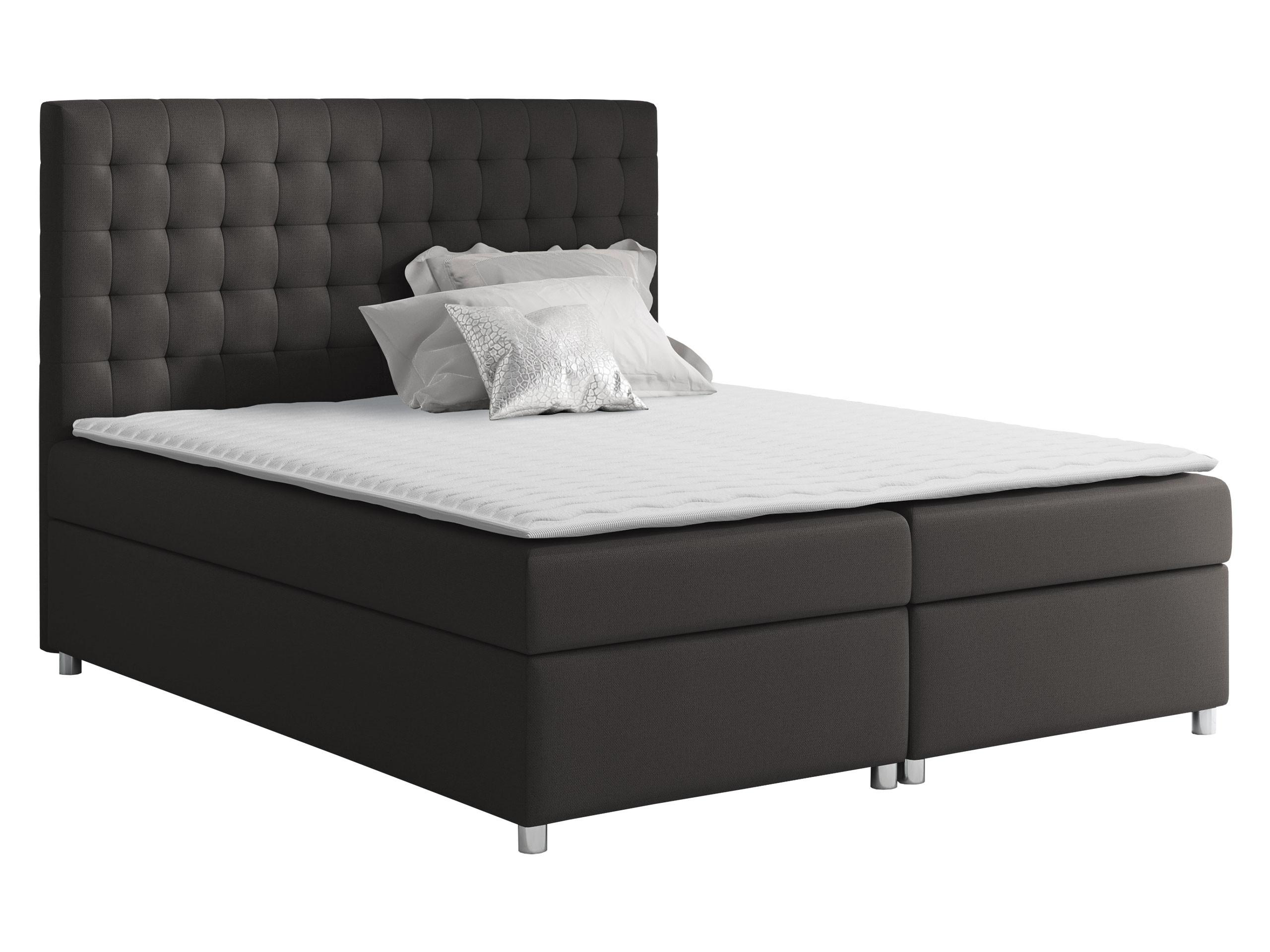 BOXBETT Asti - H3 - Schwarz, Holz (160/200cm) - MIRJAN24