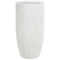 BLUMENTOPF Beige Zelkova - Beige, Naturmaterialien (70cm) - Beliani