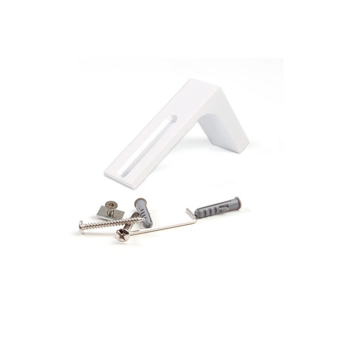 GARDINENSCHIENE 1-lauf Loft 250cm - Weiß, Metall (250cm) - Deco-Raum