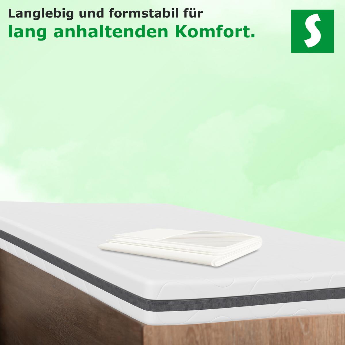 MATRATZENSCHONER wasserdicht 160 x 200 cm - Weiß, Textil (160/200cm) - Schlaftroll