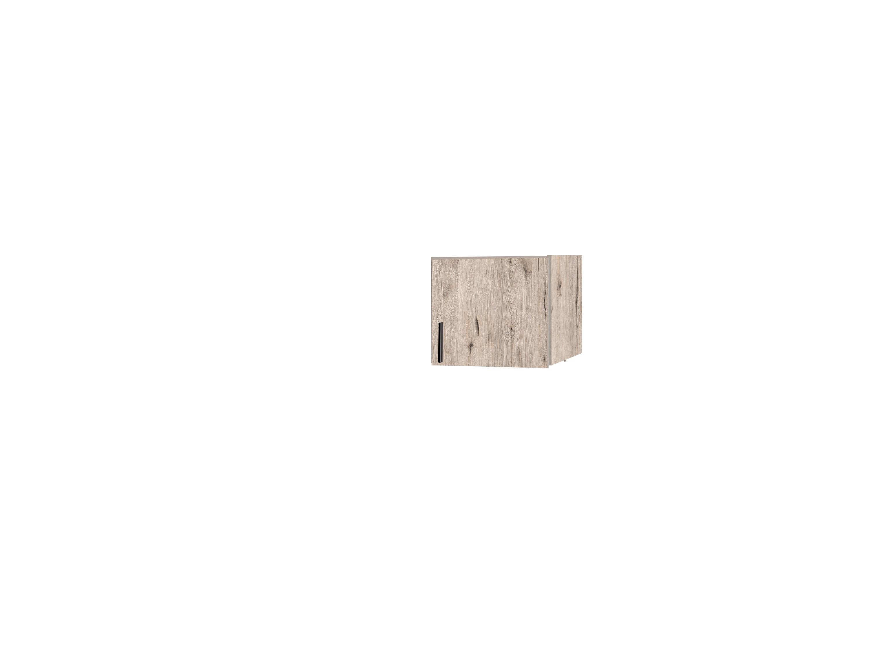 SCHRANKAUFSATZ Eiche Wellington, Graphit 45/40/54 - Eichefarben/Graphitfarben, Holzwerkstoff (45/40/54cm) - RAUMHIRSCH FURNITURE