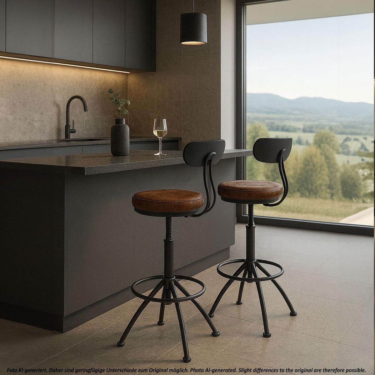BARHOCKER Braun - Braun, Textil (45/101/45cm) - MCW