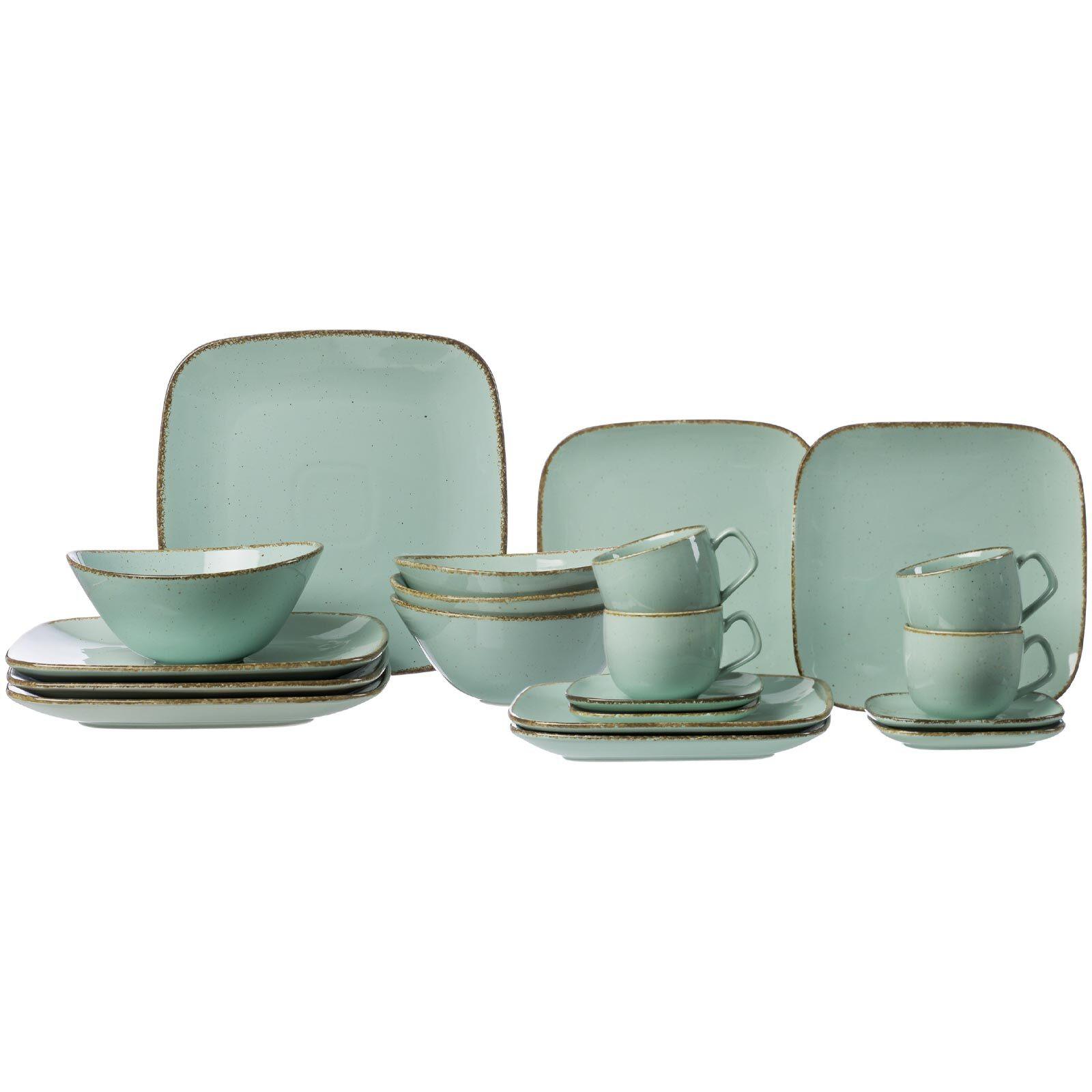 KOMBISERVICE Casa Blau 20-tlg. - Blau, Keramik (2/2/2cm) - Ritzenhoff Breker