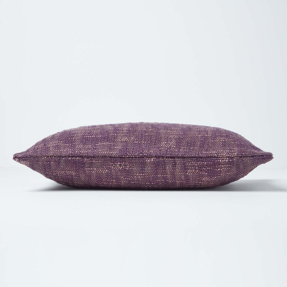 KISSENHÜLLE Nirvana Slub 30/50 cm, 100% Baumwolle - Lila, Textil (30/50cm) - Homescapes