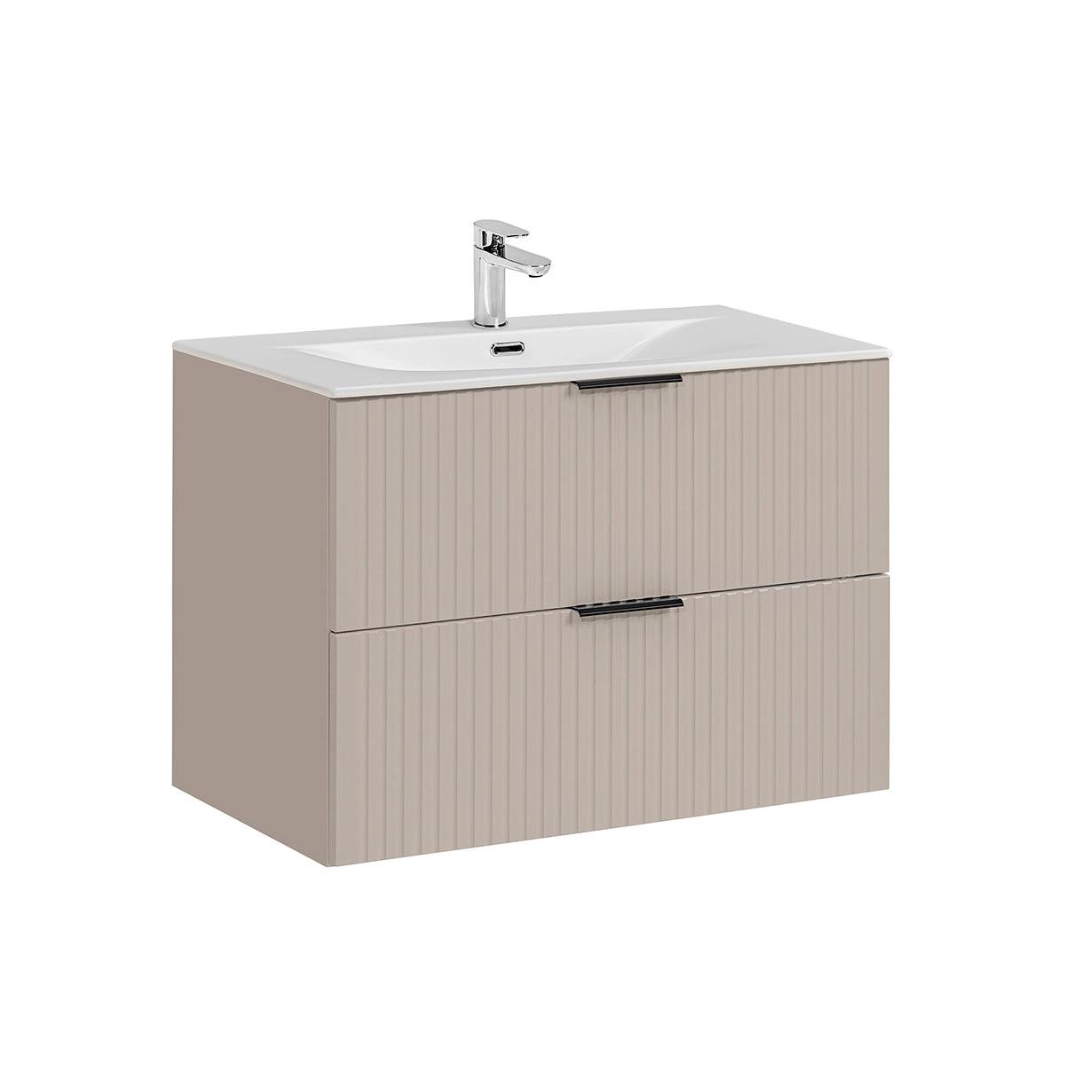 WASCHTISCH 80.2cm Adriel Beige - Beige, Holzwerkstoff (80.2/57/46cm) - Petits-meubles
