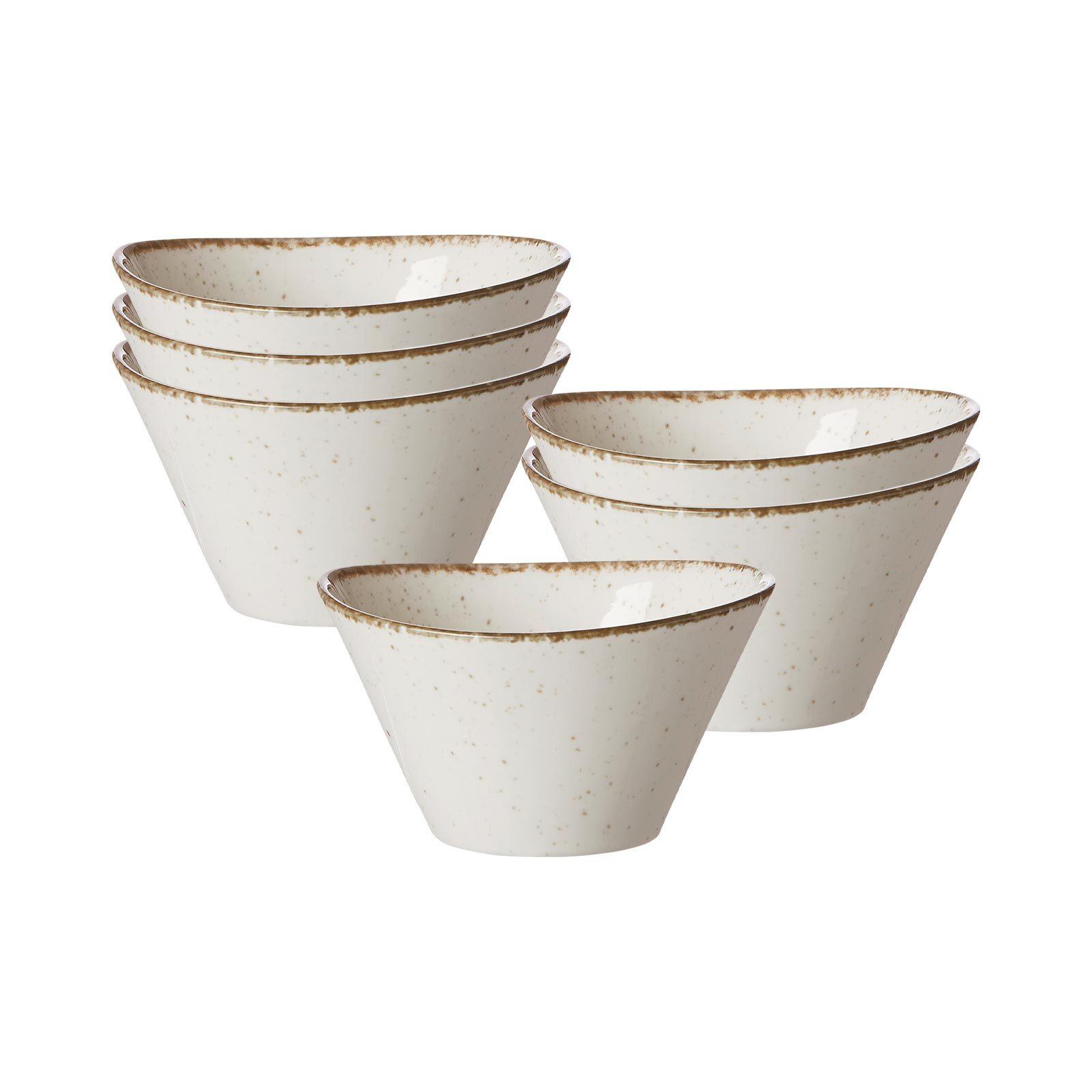 DIPSCHALEN Casa Beige 10,5 x 11,5 cm 6er Set - Beige, Keramik (10.5/11.5/6cm) - Ritzenhoff Breker