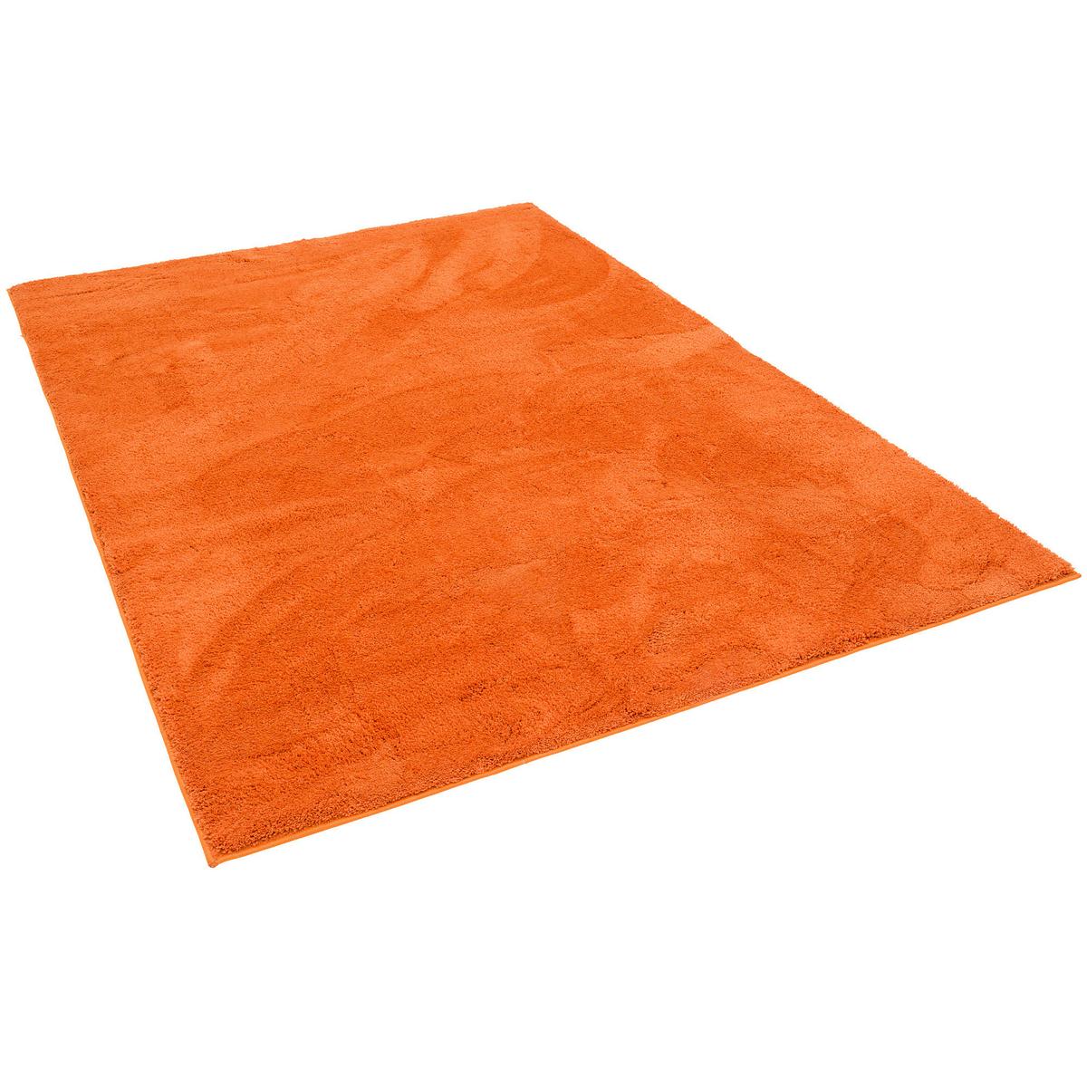 HOCHFLOR LANGFLOR SUPER SOFT TEPPICH SILKY - Orange, Textil (140/200cm) - Pergamon