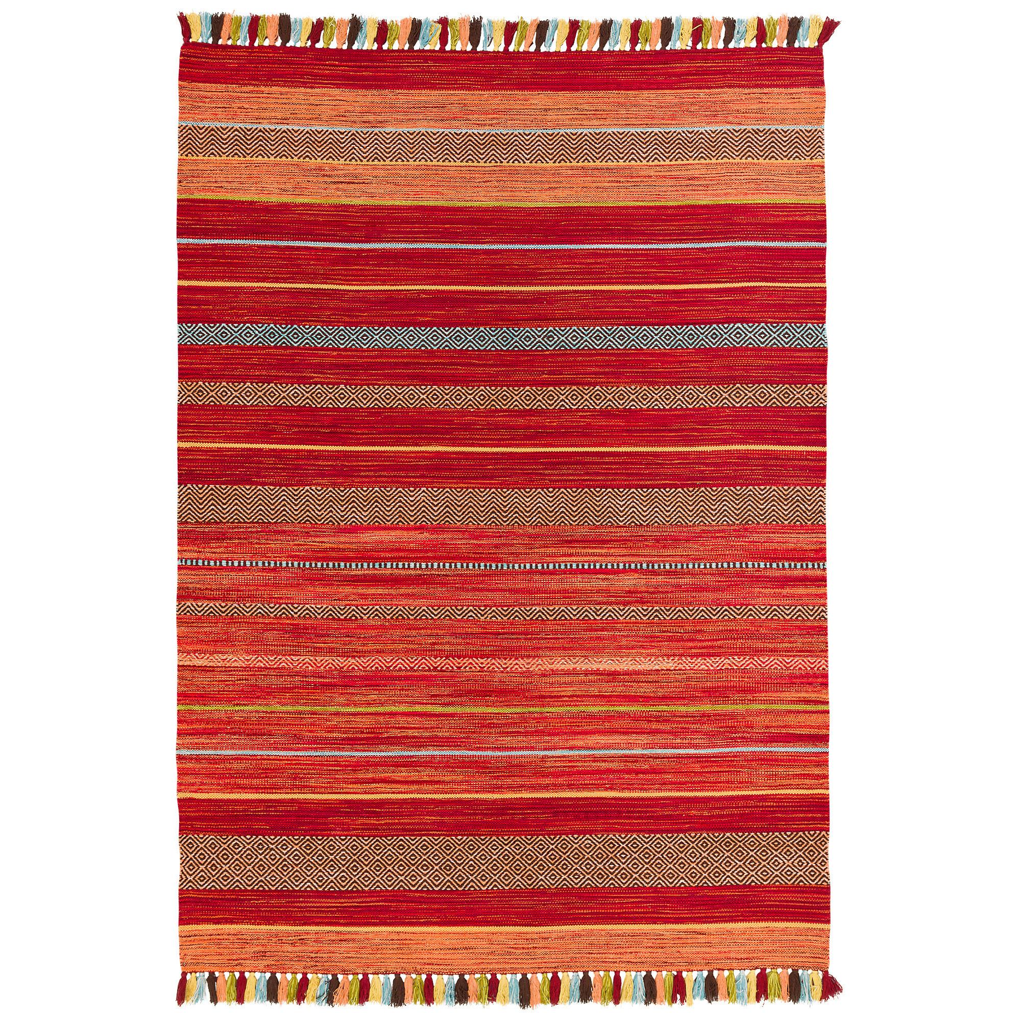 NATUR TEPPICH KELIM KALLEEN - Rot, Textil (90/160cm) - Pergamon