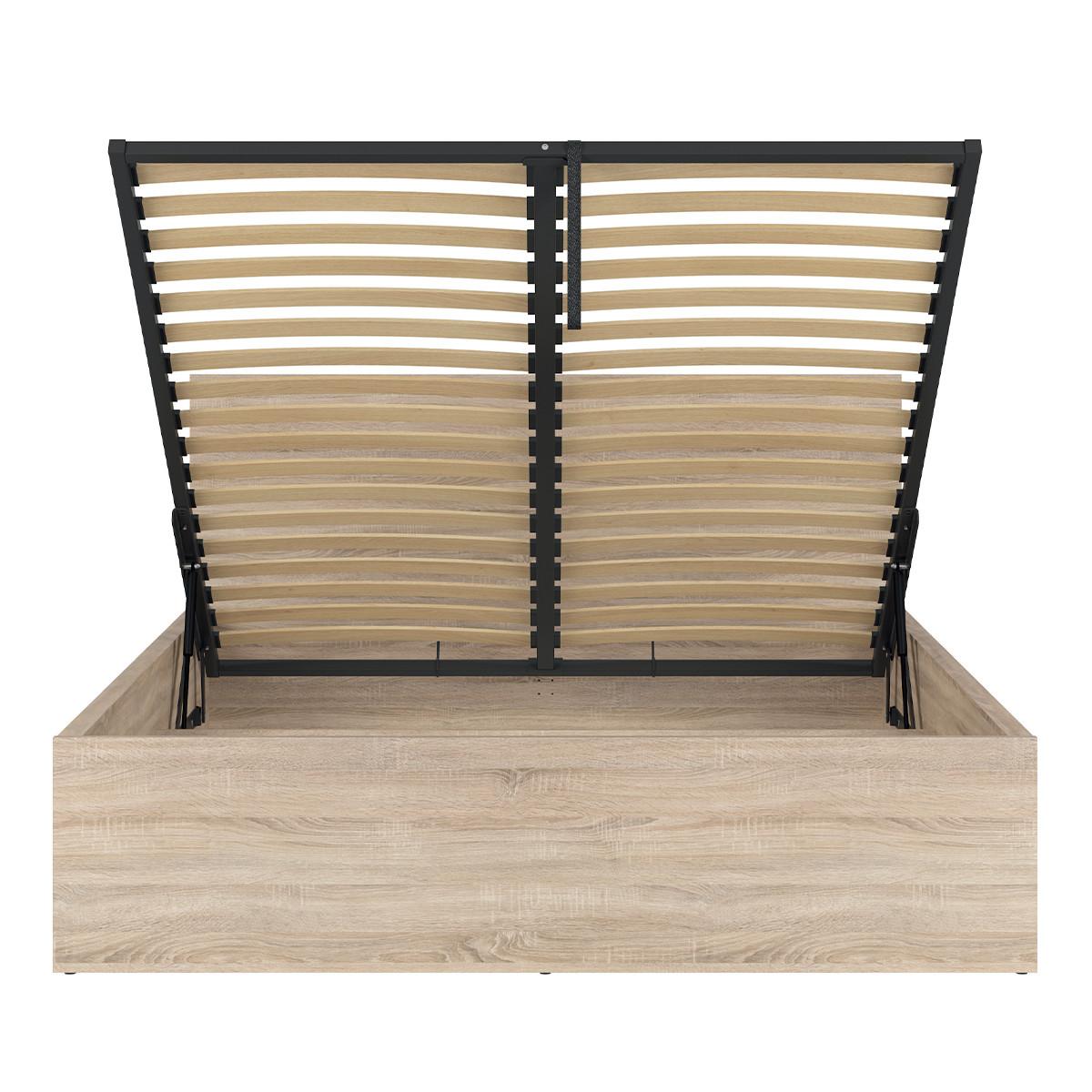 BOXBETT 160/200 Edwin Holz - Braun, Holzwerkstoff (160/200cm) - Petits-meubles
