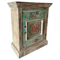 NACHTTISCH aus Holz, blau, 53x27x69cm - Blau, Holz (53/69/27cm) - Wanderlust
