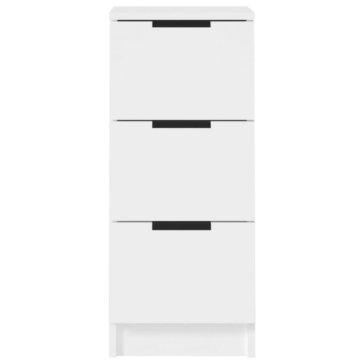 KOMMODE Bennett 30/30/70 cm 2er-Set - Weiß, Holzwerkstoff (30/70/30cm) - Nettlife