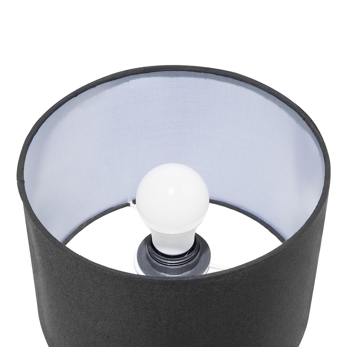 TISCHLAMPE Maroni 22/22/35 cm - Schwarz, Metall (22/22/35cm) - Beliani