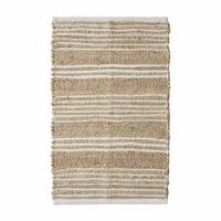 JUTETEPPICH Arlyn gestreift 90/150 cm - Naturfarben, Naturmaterialien (90/150cm) - Homescapes