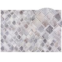 KURZFLOR-TEPPICH Agacli 230/160 cm - Grau, Fell (160/230cm) - Beliani