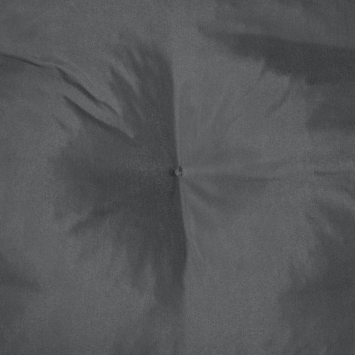 NIEDERLEHNERAUFLAGE Flair NL 100/50/8cm Graphitgrau - Graphitfarben, Textil (50/8/100cm) - Beautissu 