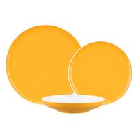 TELLER-SET Sento Home Pure Colors Mango Orange 18-tlg. - Orange, Keramik (2/2/2cm) - Seltmann Weiden