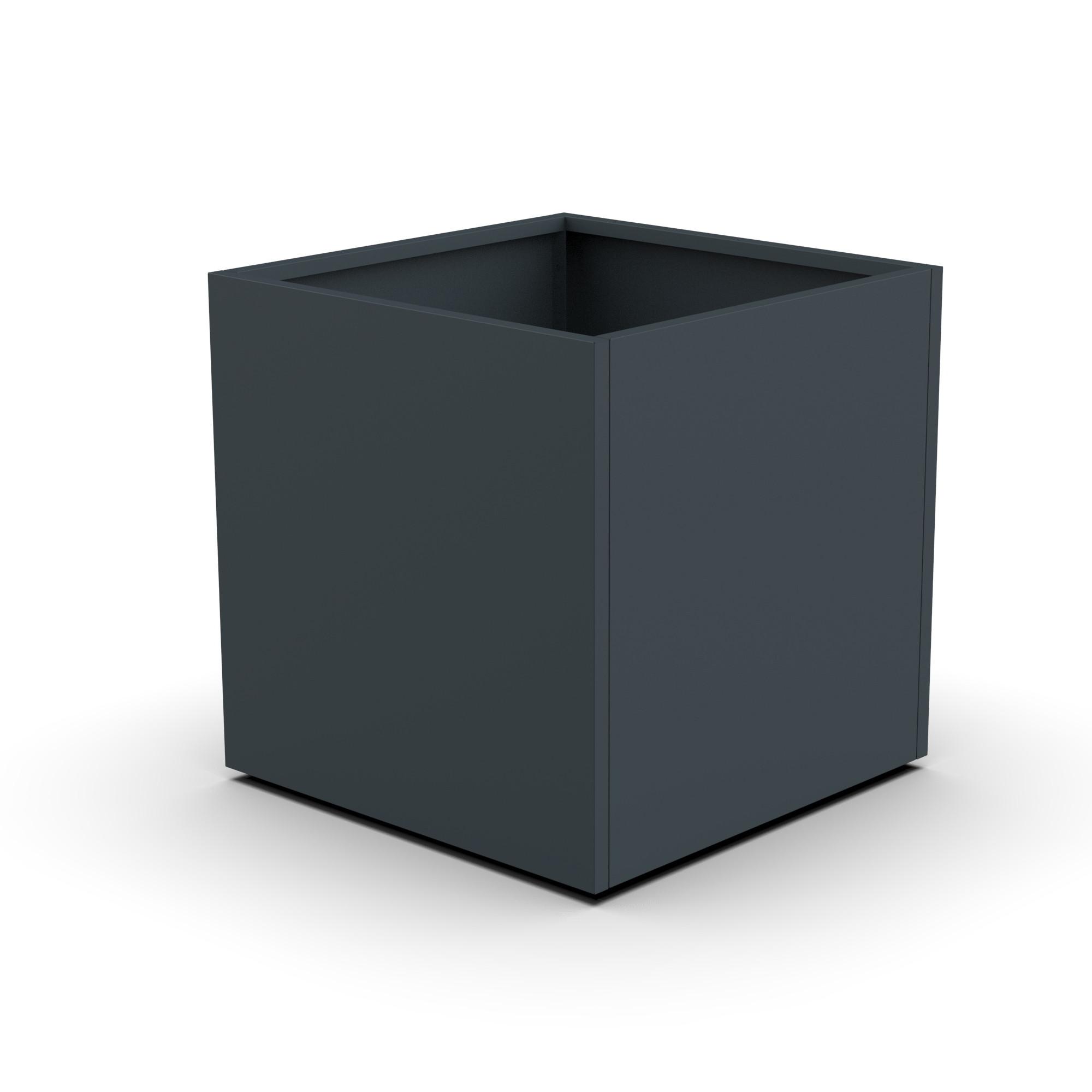 PFLANZKÜBEL Vaargel - Anthrazit, Metall (60/60/60cm) - casa.pro