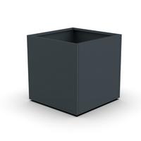 PFLANZKÜBEL Vaargel - Anthrazit, Metall (60/60/60cm) - casa.pro